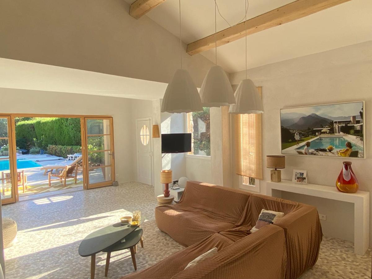 Lovely "Provence" Villa With Sea View, Private Heated Pool, Airco And Beautiful Garden Grimaud Exterior foto