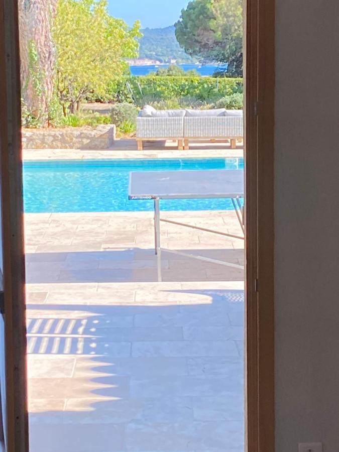 Lovely "Provence" Villa With Sea View, Private Heated Pool, Airco And Beautiful Garden Grimaud Exterior foto